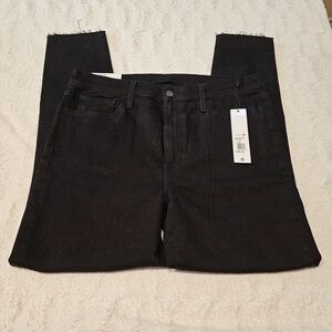 Joe's Jeans Women's Cropped Ankle Jeans in Dark Black